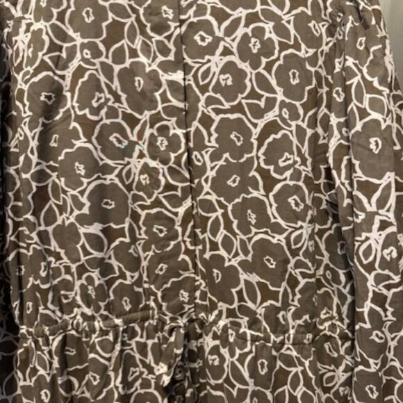 Retro Boho Voile floral Mini Shirtdress - Picture 9 of 16